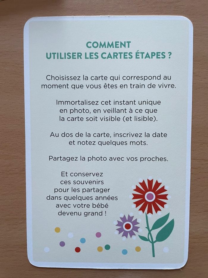 Cartes étapes « les 9 mois de ma grossesse » - photo numéro 5