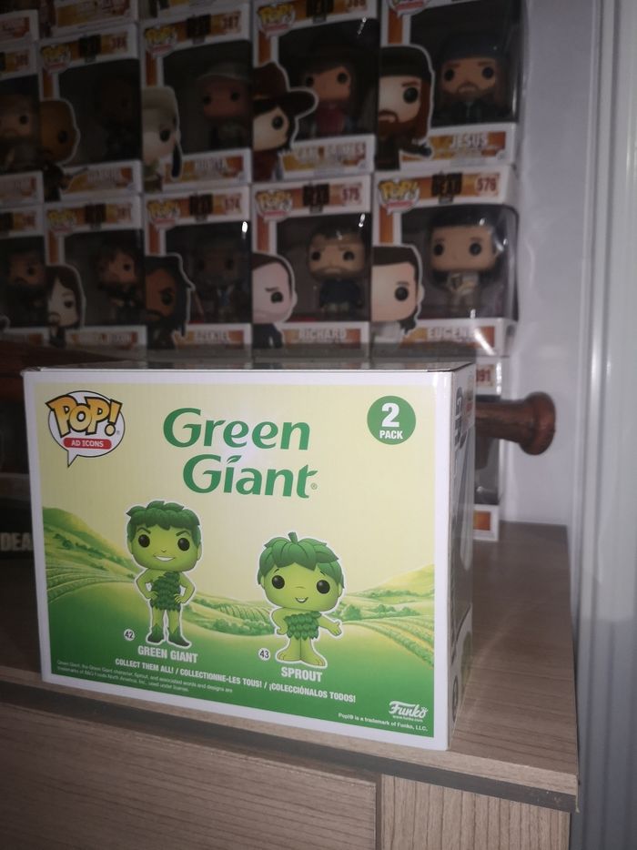 Funko pop Ad icons Green Giant & Sprout 2 Pack Special edition métallique - photo numéro 4