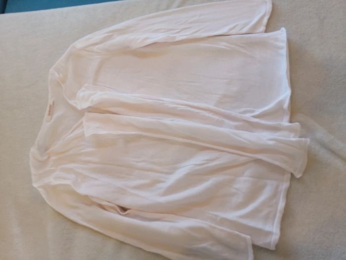 Gilet léger rose pâle