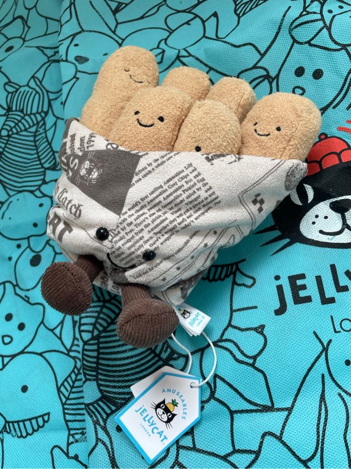 Peluche Jellycat Fish And Chips We Are Cosy Chips - photo numéro 2