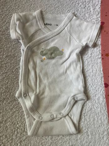 Body bébé bonjour toi gémo