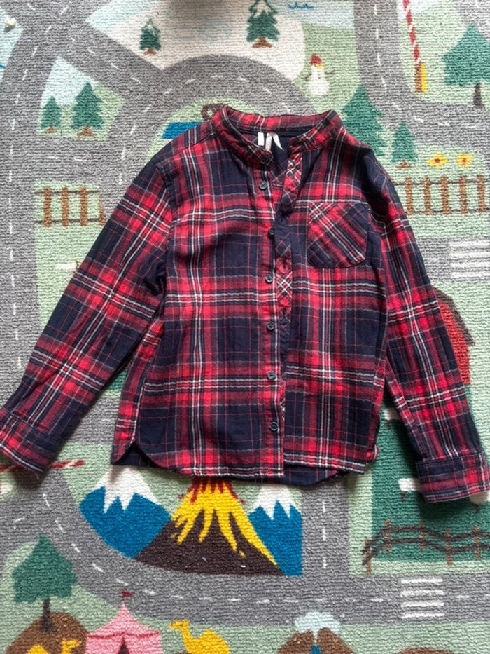Chemise à carreaux garçon