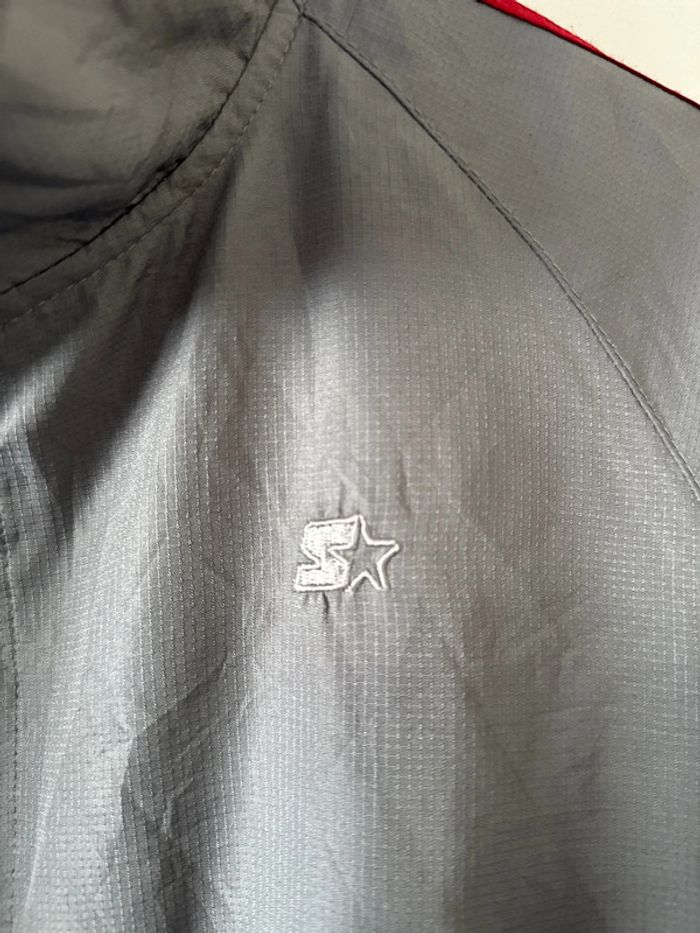 Veste de sport Starter grise et rouge – Taille S – Très bon état - photo numéro 2