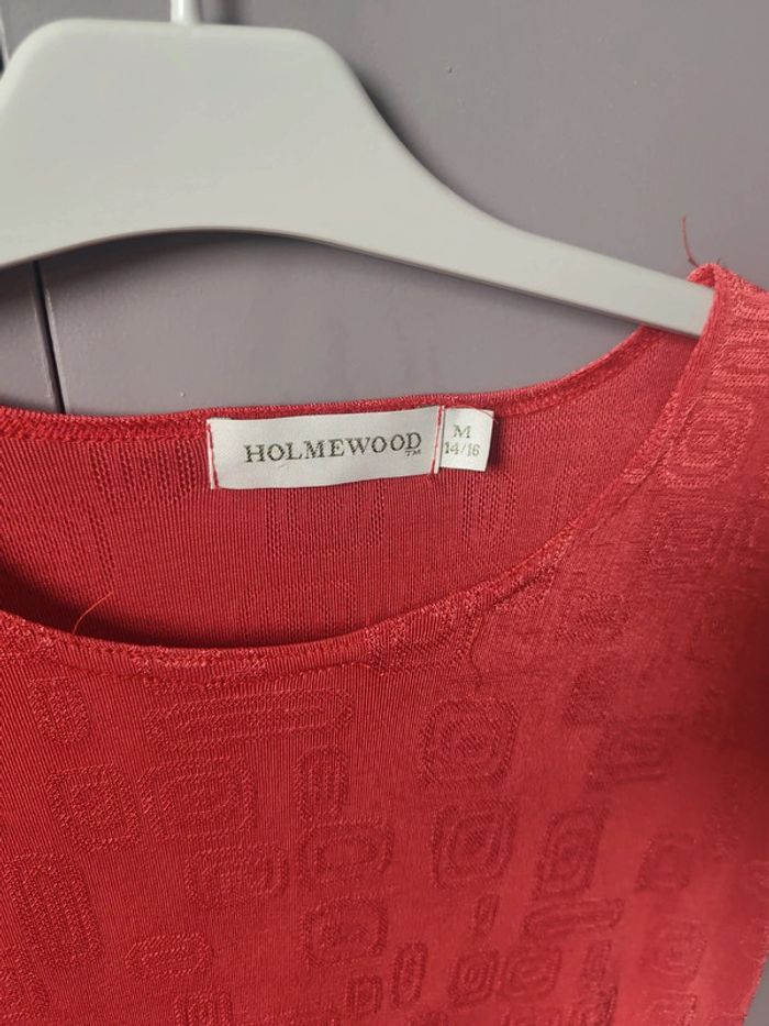 Holmewood M Tshirt orange vintage - photo numéro 2