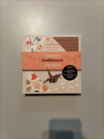 Kit de découverte origami traditionnelle japonais