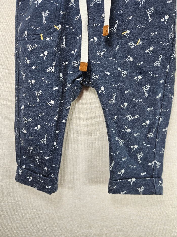 Pantalon marine tape à l'œil 12 mois - photo numéro 2