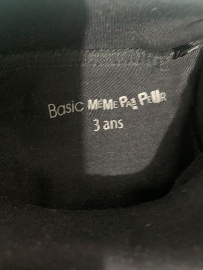 Sous pull noir 3 ans - photo numéro 2