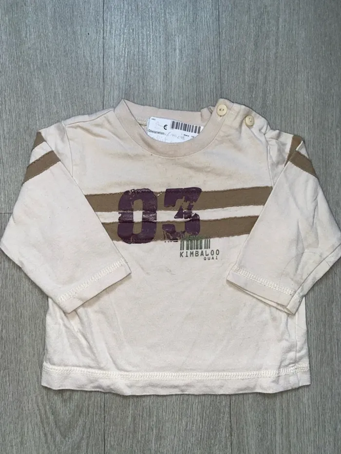 T-shirt ML 6mois - photo numéro 2