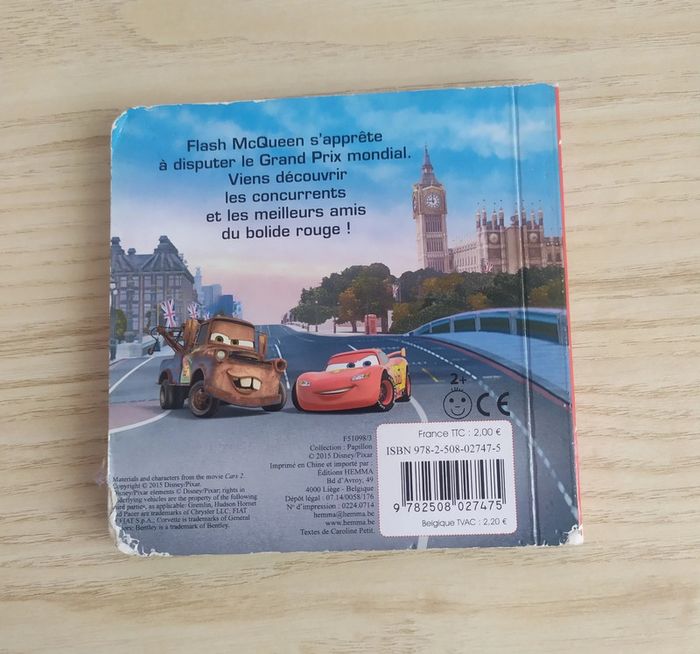 Livre pour enfant Cars Les amis de Flash - photo numéro 2