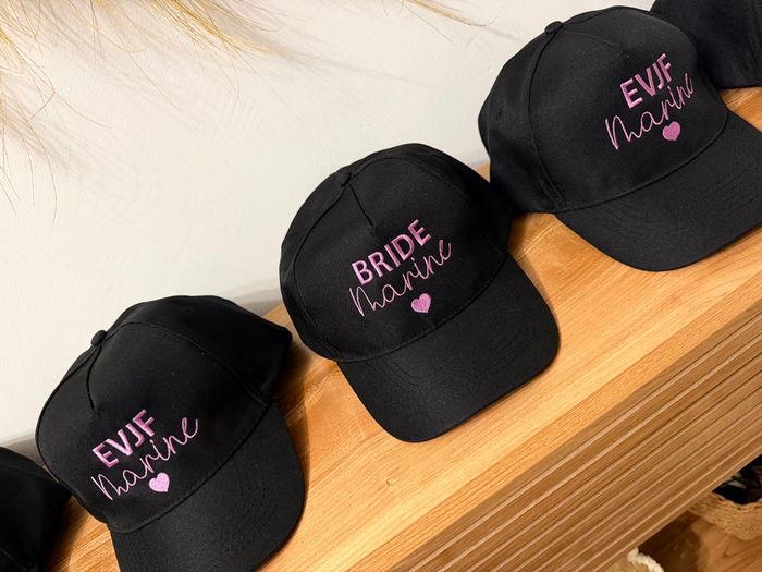 Casquette personnalisée brodée EVJF - photo numéro 2
