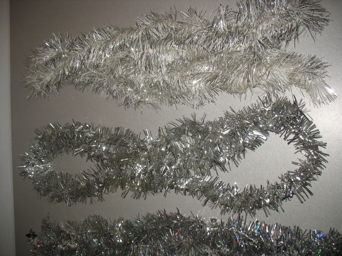 LOT DE 4 GUIRLANDES DE NOËL ARGENT - n°25 - photo numéro 3