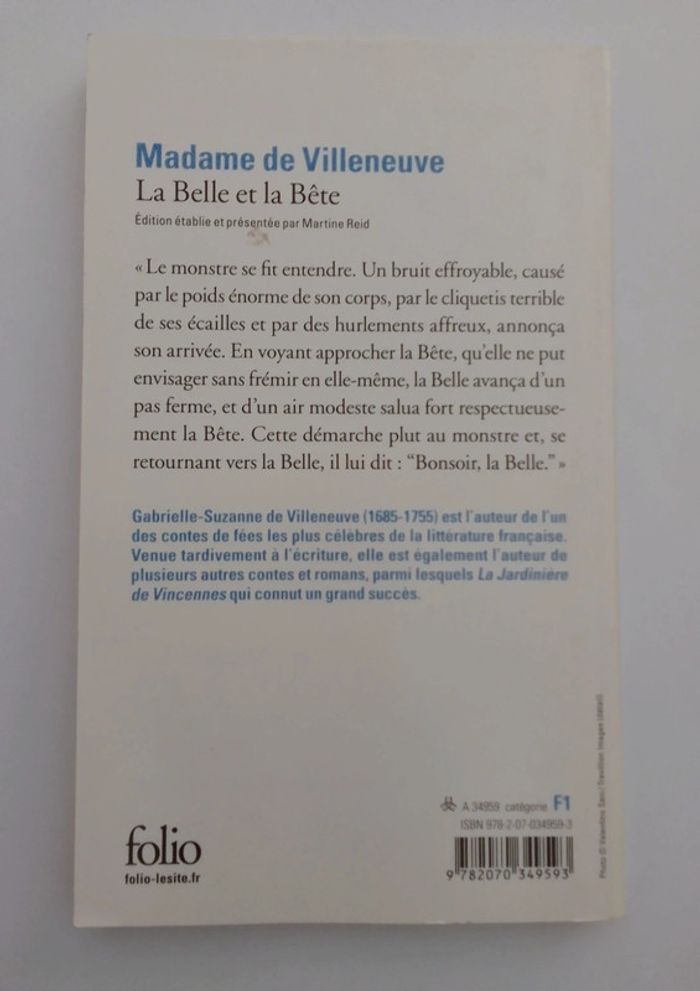 Madame de Villeneuve - La Belle et la Bête - photo numéro 2