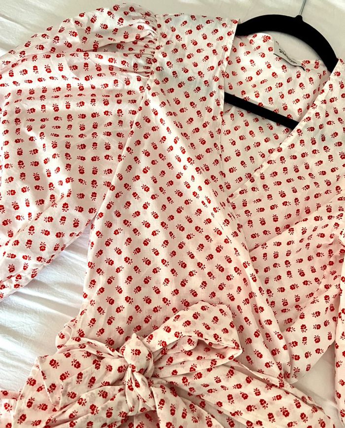 Blouse Bambino Claudie Pierlot imprimée fleurs Taille 36 - photo numéro 3