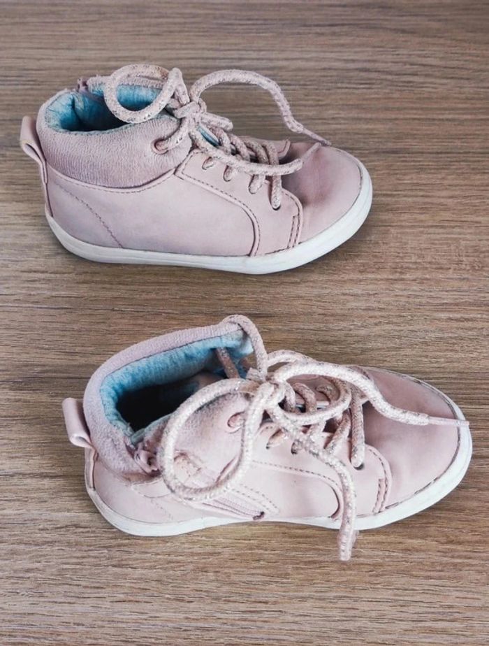 Basket rose pastel argent lacets / Obaïbi - 21 - photo numéro 5