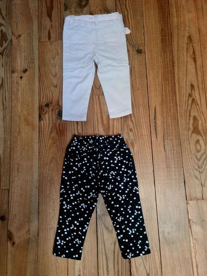 Lot de 2 pantalons pour bebe fille - photo numéro 2