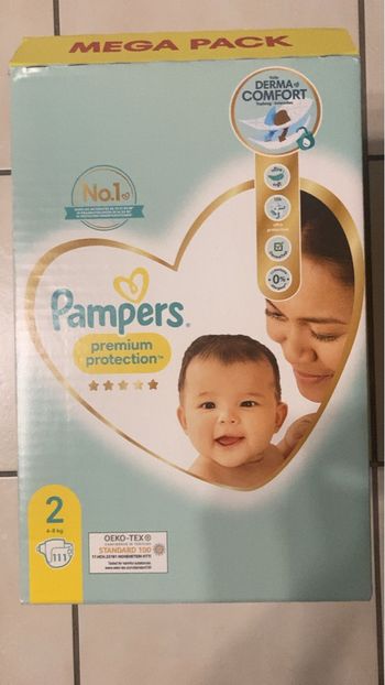 Mega pack pampers premium protection T2