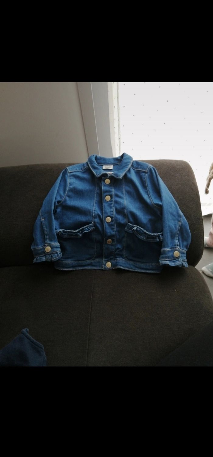 Veste en jean fille 23 mois - photo numéro 2