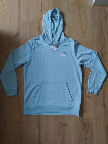 Pull sweat bleu ciel puma