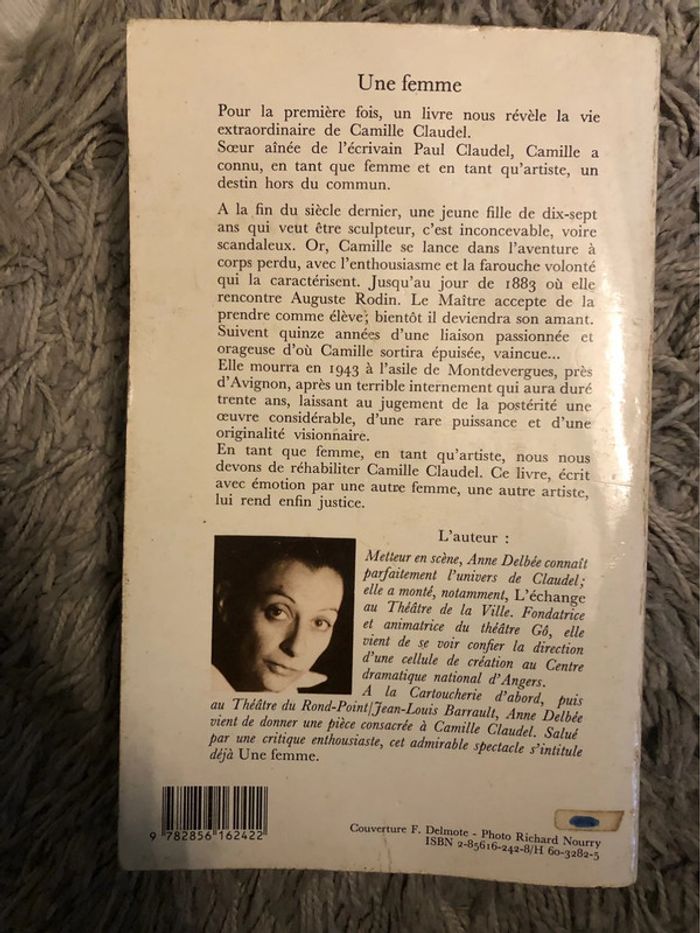 Livre: Une femme - Camille Claudel TBE - photo numéro 3