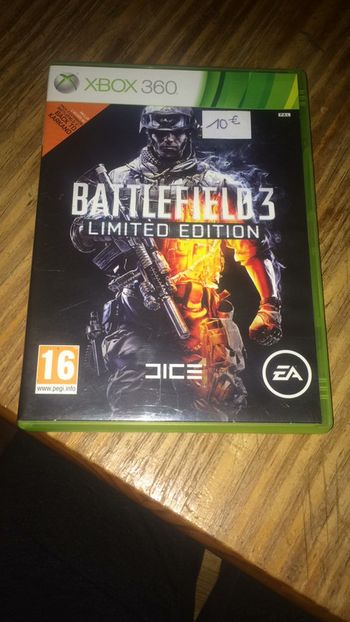 Jeu Xbox 360 battlefield 3 édition limite