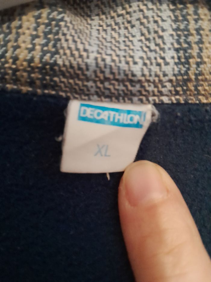 Veste quechua écossais intérieur polaire taille XL - photo numéro 6