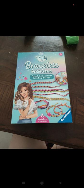 Kit pour fabriquer des bracelets brésiliens neuf jamais utilisé