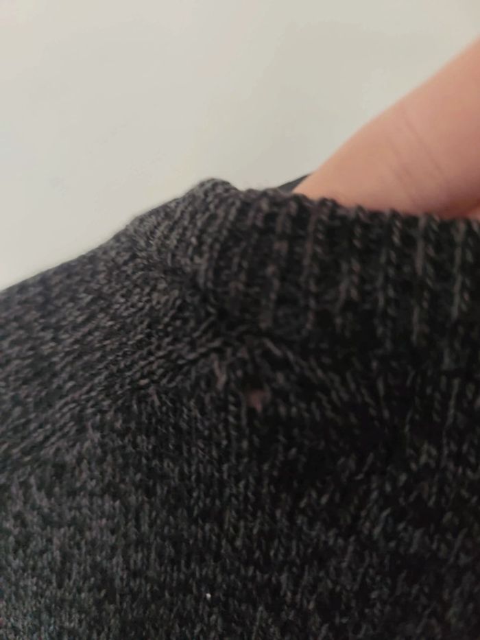 Pull gris taille M 38 100% laine d'agneau - photo numéro 5