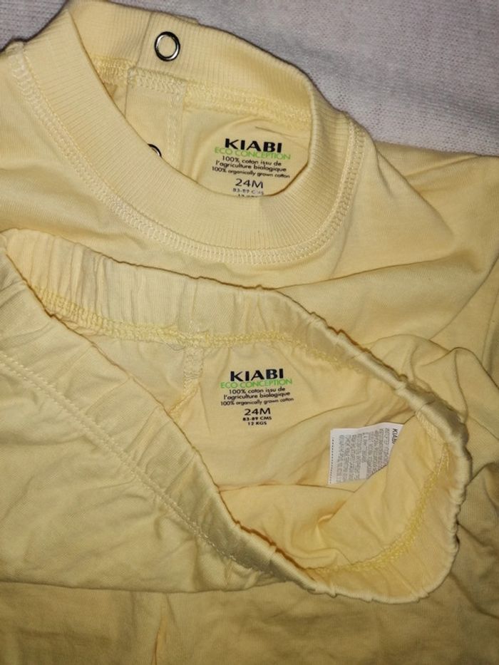 Pyjashort Neuf jaune love in my dreams 24mois-83.89cm - photo numéro 2