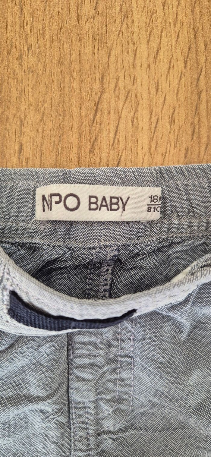 Short npo baby gris bleu - photo numéro 3
