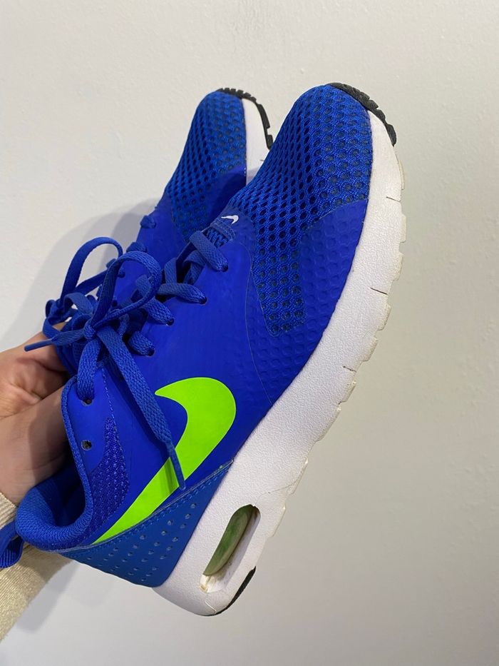 Basket Nike air max bleu