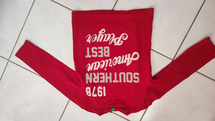 tee shirt bennetton 6 7 ans - photo numéro 2