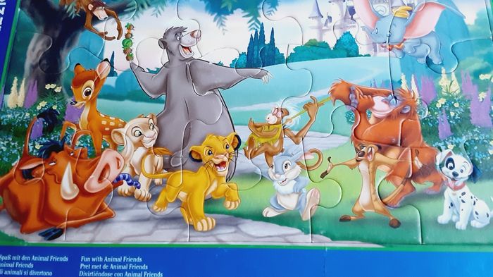 Jeu jouet puzzle cadre Ravensburger 15 pièces Disney animal friends - photo numéro 3