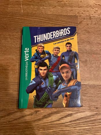 Livre La bibliothèque verte Thunderbirds La ceinture de feu