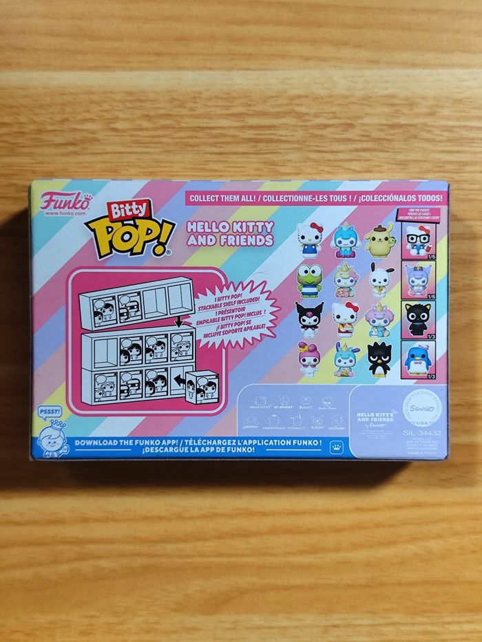 Boîte 4 Bitty Pop! - Hello Kitty And Friends (Cinnamoroll, Pompompurin, Tuxedosam) - photo numéro 7