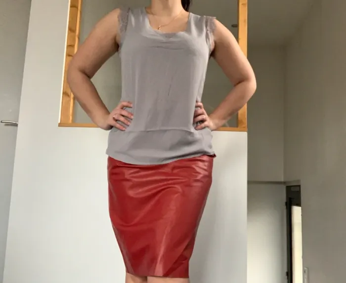 Débardeur gris dentelle - photo numéro 3