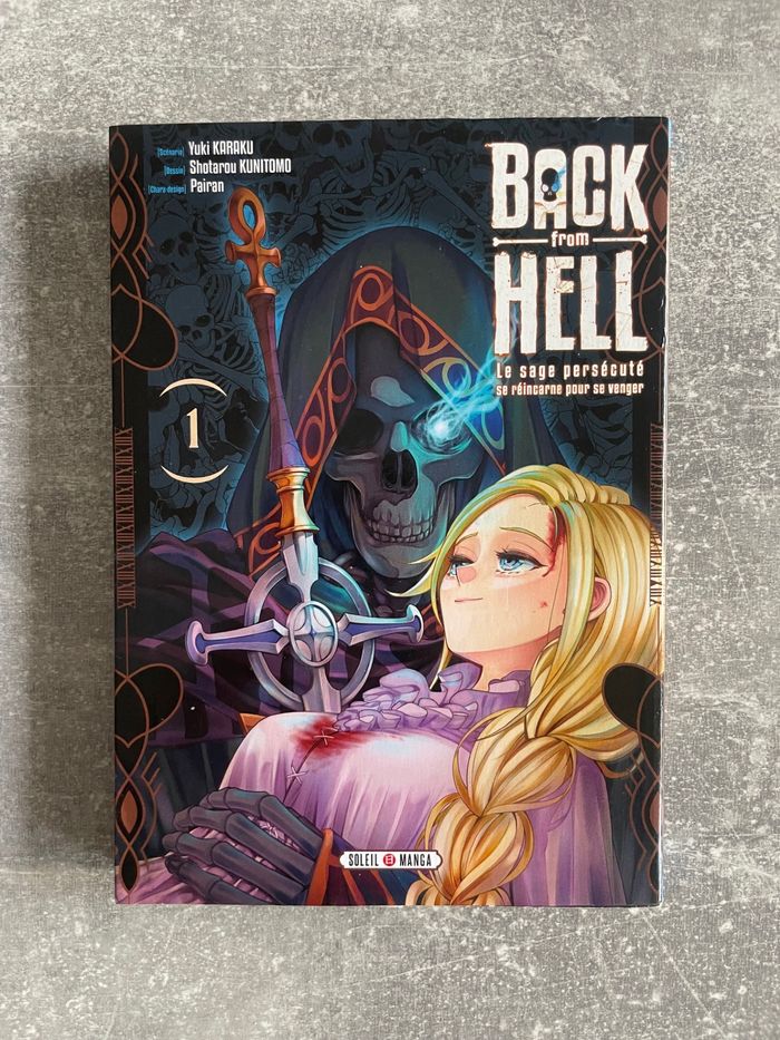 Manga Back from hell Tome 1 en version française.