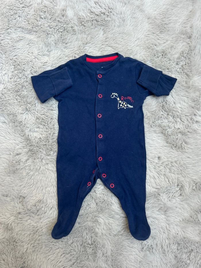 Pyjama été bleu 1 mois