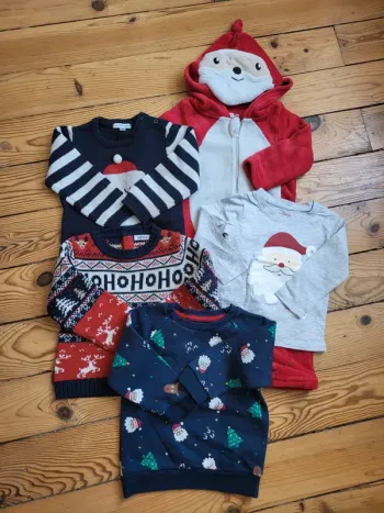 Lot vêtements noel 18 mois