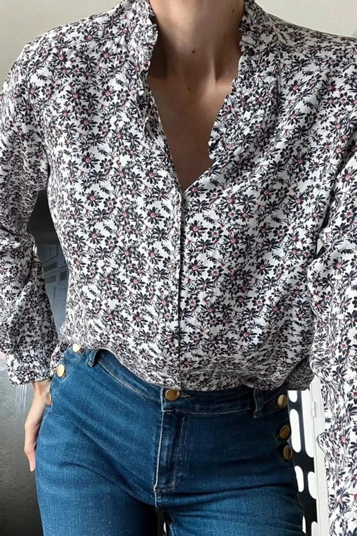 Chemise col fronces - photo numéro 3