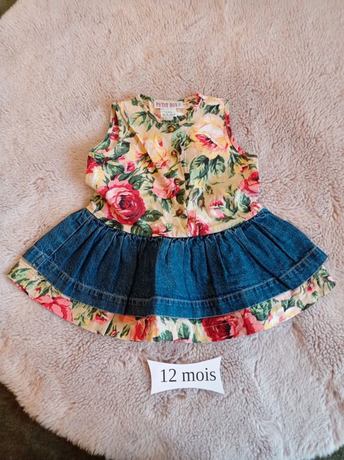 Robe bi-matière 1 an