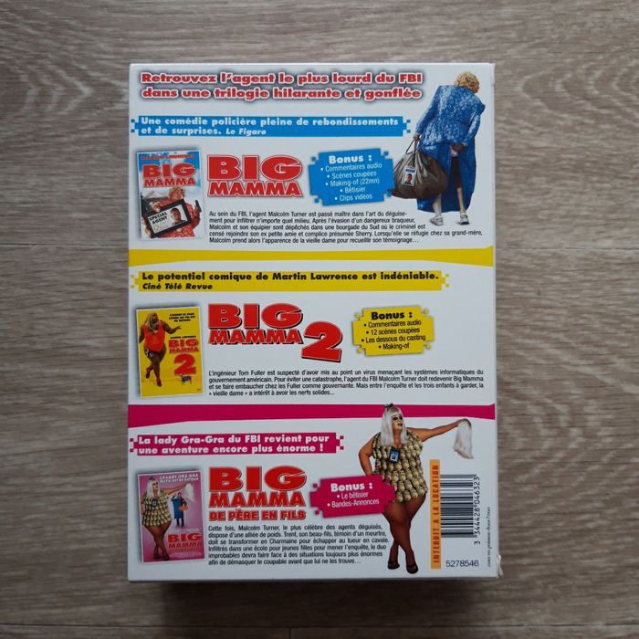 Coffret 3 DVD Big Mamma la trilogie - photo numéro 2