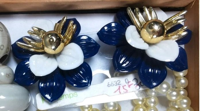 Boucles d'oreilles vintage printemps - photo numéro 5