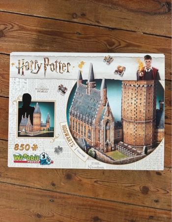 Neuf scellé Puzzle 3D Harry Potter Wizarding World château grande salle Poudlard hogwarts 850 pièces