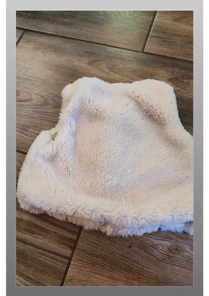Veste sans manche moumoute blanc cassé Bout'chou Taille 24 mois - photo numéro 2