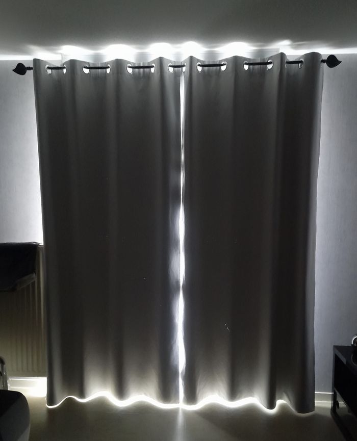 Lot de 2 rideaux occultants et isolants à œillets, neufs - photo numéro 7