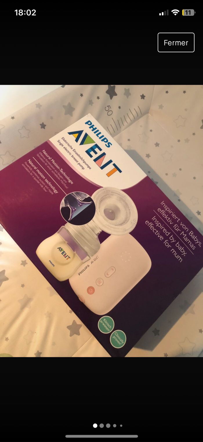 Tire lait électrique Avent simple