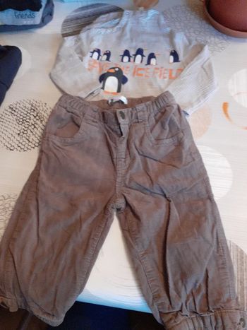 Ensemble pantalon + sous pull