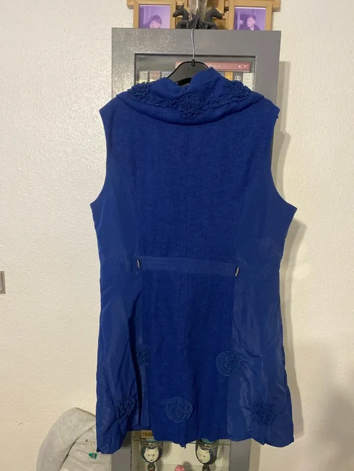 superbe robe tunique bleu Franstyle 50 - photo numéro 6