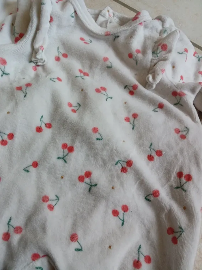 🌹pyjama 3 mois 59cm mots d'enfants 🌹 - photo numéro 3