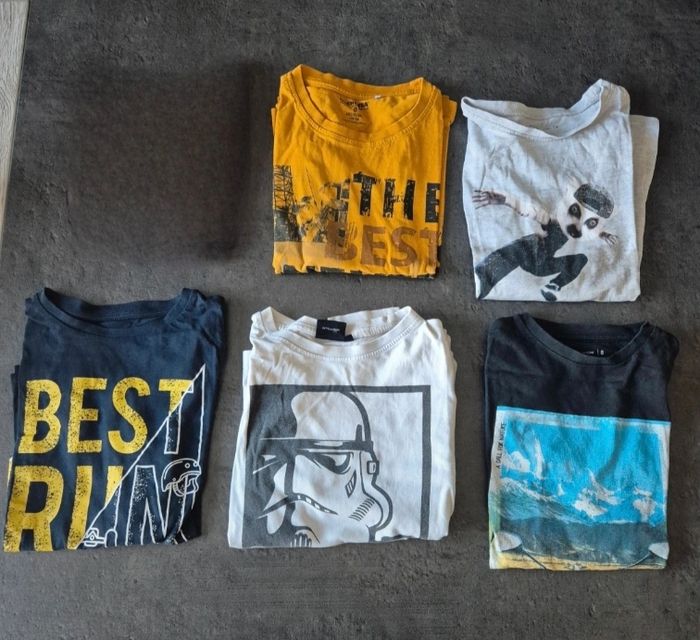 Lot tee shirts ML garçon